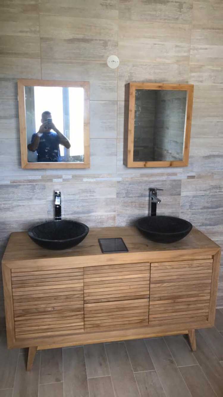 salle de bain double vasque